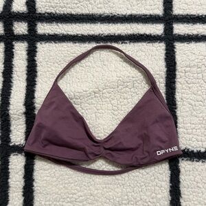 Grape DFYNE Impact Strappy Bra